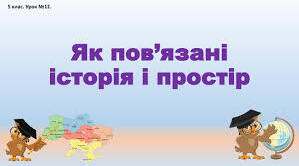 Як пов"язані історія і простір.