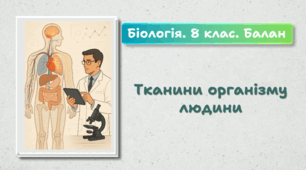 8 клас НУШ.  Тканини організму людини