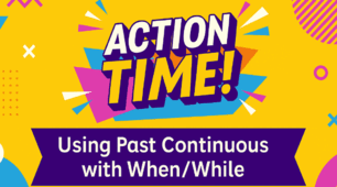 Grammar Cards: Past Continuous (when/while)