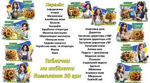 Таблички на кабінети