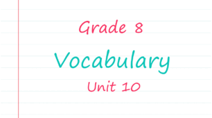 (Копія) Prepare 8. Unit 10. Vocabulary