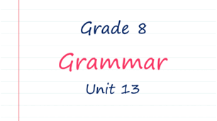 Prepare 8. Unit 13. Grammar