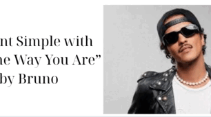 Present Simple with “Just the Way You Are” by Bruno