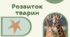 7 клас НУШ.  Розвиток тварин