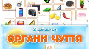 Дидактична гра "Органи чуття"