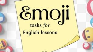 Emoji. Tasks for English lessons