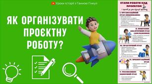 ЯК ОРГАНІЗУВАТИ ПРОЄКТНУ РОБОТУ?  (Пам'ятка)
