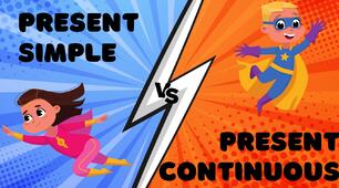 Present Simple VS Present Continuous  (14 шт.) (VERBS WE DON'T USUALLY USE IN CONTINUOUS)