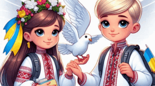 Вирізування із паперу  деталей симетричної форми