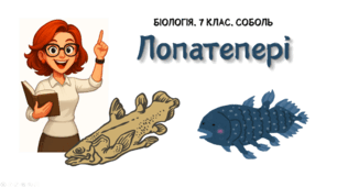 7 клас НУШ.  Лопатепері