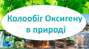 18.8. Колообіг Оксигену в природі.