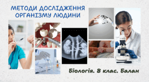 Методи дослідження організму людини. 8 клас НУШ