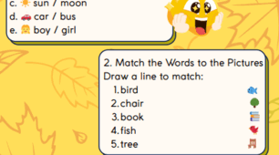 English Revision Worksheet