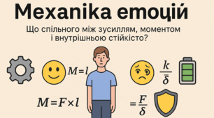 Механіка емоцій: що спільного між зусиллям, моментом і внутрішньою стійкістю?