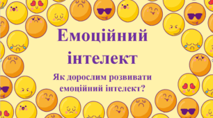 Стаття "Емоційний інтелект. Як дорослим розвивати емоційний інтелект?"