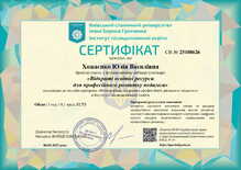  Сертифікат
