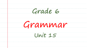 Prepare 6. Unit 15. Grammar