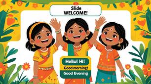 presentation on topic: "Greeting and introducing yourself" for kids