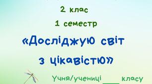 АВТОРСЬКИЙ навчальний зошит «Досліджую світ з цікавістю» до підручника І. Грущинської для 2 класу.