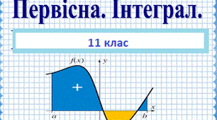 Контрольна робота з алгебри "Первісна. Інтеграл та його застосування."