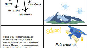 Словник художніх засобів.