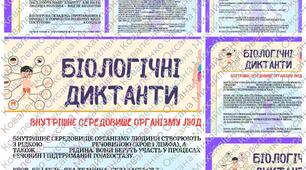 Біологічні диктанти для 8 класу з відповідями