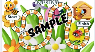 Comparative and superative Adjective board game