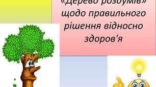 «Дерево роздумів» щодо правильного рішення відносно здоров'я