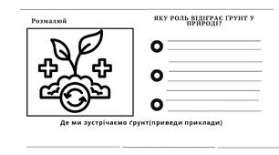 Ґрунт – верхній родючий шар Землі Робочий аркуш