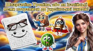 Трендовий криголам за мотивами італійських мемів "Шпаргаліно Урокіно, або як італійські меми потрапили до української школи?"