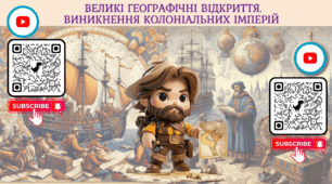 Великі географічні відкриття. Виникнення колоніальних імперій НУШ 8 клас