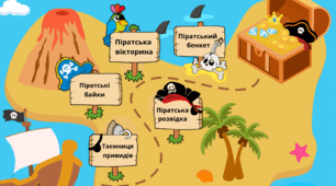 ПІРАТСЬКА вечірка. Карта для гри