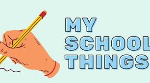 Worksheet " My school things". Робочий аркуш "Моє шкільне приладдя"