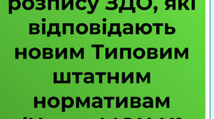 Приклад «Штатний розпис ЗДО 2025»