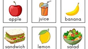 Worksheet "Sort the food. Countable and uncountable nouns"