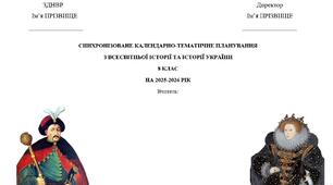 Синхронізоване календарно-тематичне планування з всесвітньої історії та історії України 8 клас (О. Гісем)