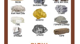 Плакат-склейка "Гірські породи"