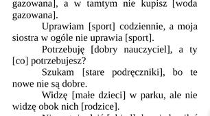 Граматично-розмовний практикум Dopełniacz