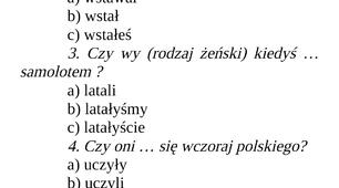 Граматично-розмовний практикум Czas przeszły