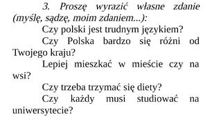 Граматично-розмовний практикум Opinia. Tryb przypuszczający
