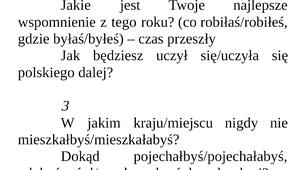 Граматично-розмовний практикум Powtórka