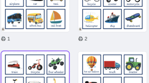 Флеш-карти "Transportation Matching"