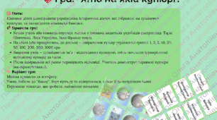 Дидактична гра з фінансової грамотності "Хто на якій купюрі"