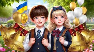 Мега-банер для офрмлення фотозони на 1 вересня (доступний у двох розмірах)