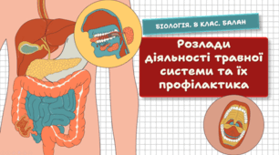 Розлади діяльності травної системи та їх профілактика. . 8 клас НУШ