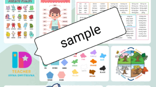 English helper sheet