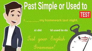 мeтодичний матеріал used to / past simple