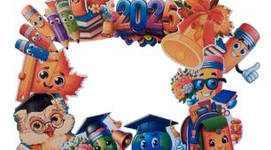 Яскрава фоторамка для першокласників 2025