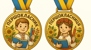 Медалі/значки для першокласників
