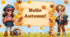 Інтерактивна презентація "Hello autumn". Привіт осінь 🍂